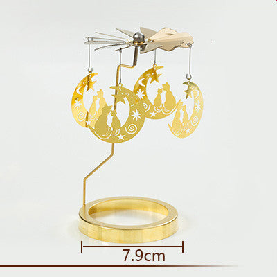 Romantic Scented Candle Rotating Candlestick