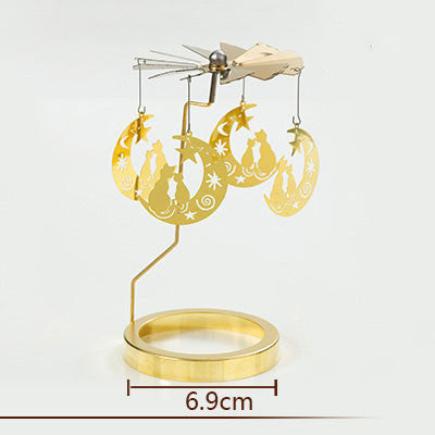 Romantic Scented Candle Rotating Candlestick