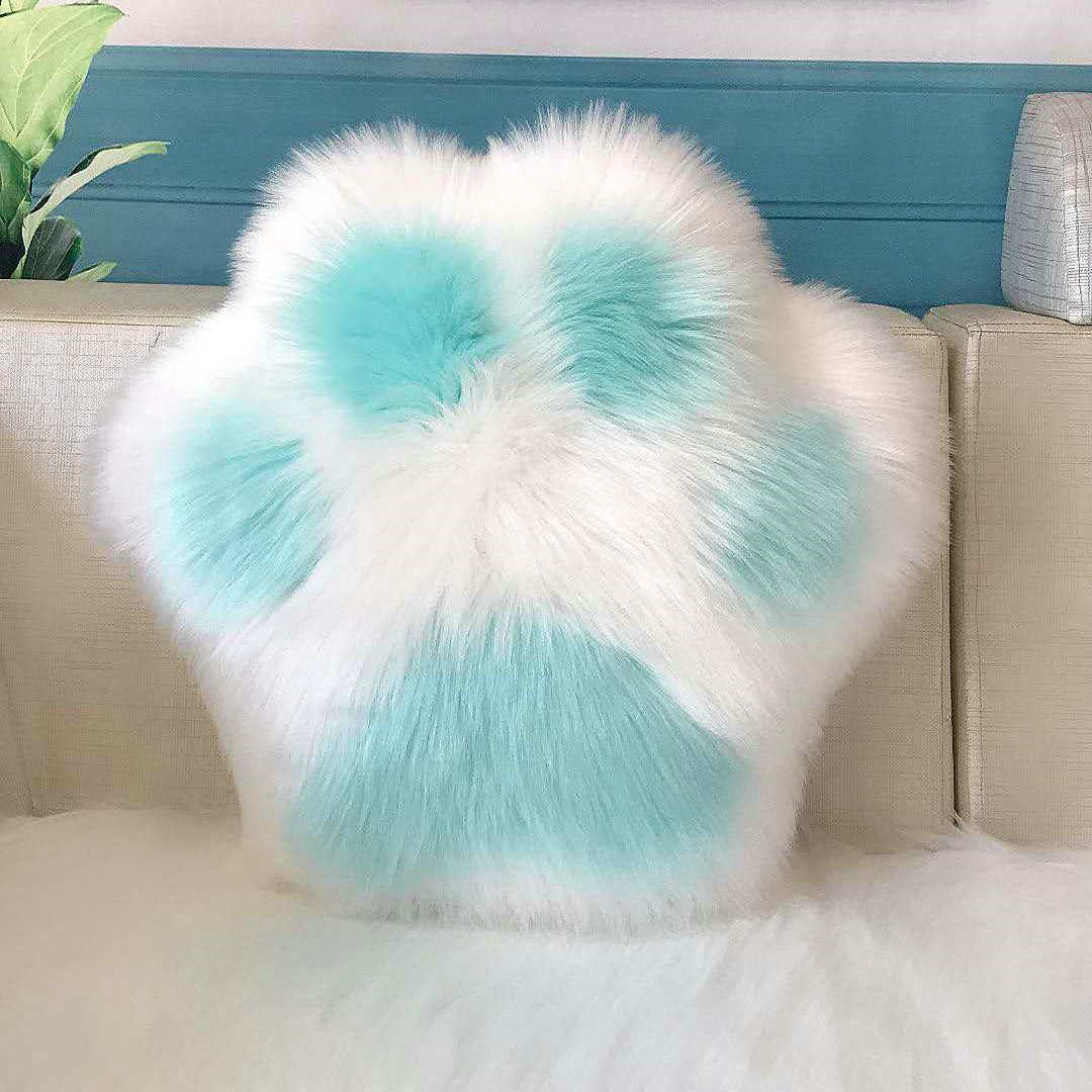 Cute Cat Paw Pillow Panda Paw Cushion Sofa Backrest