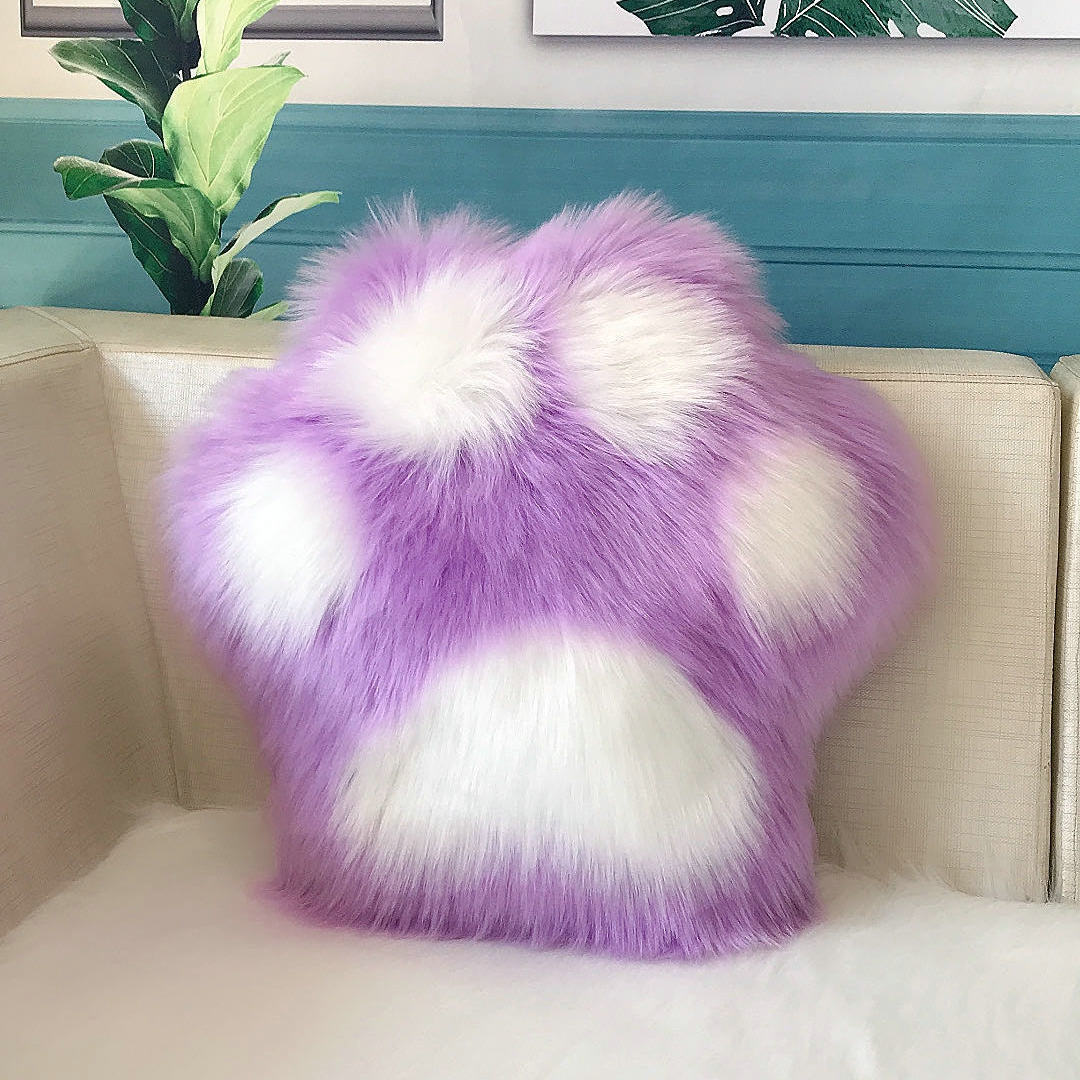 Cute Cat Paw Pillow Panda Paw Cushion Sofa Backrest