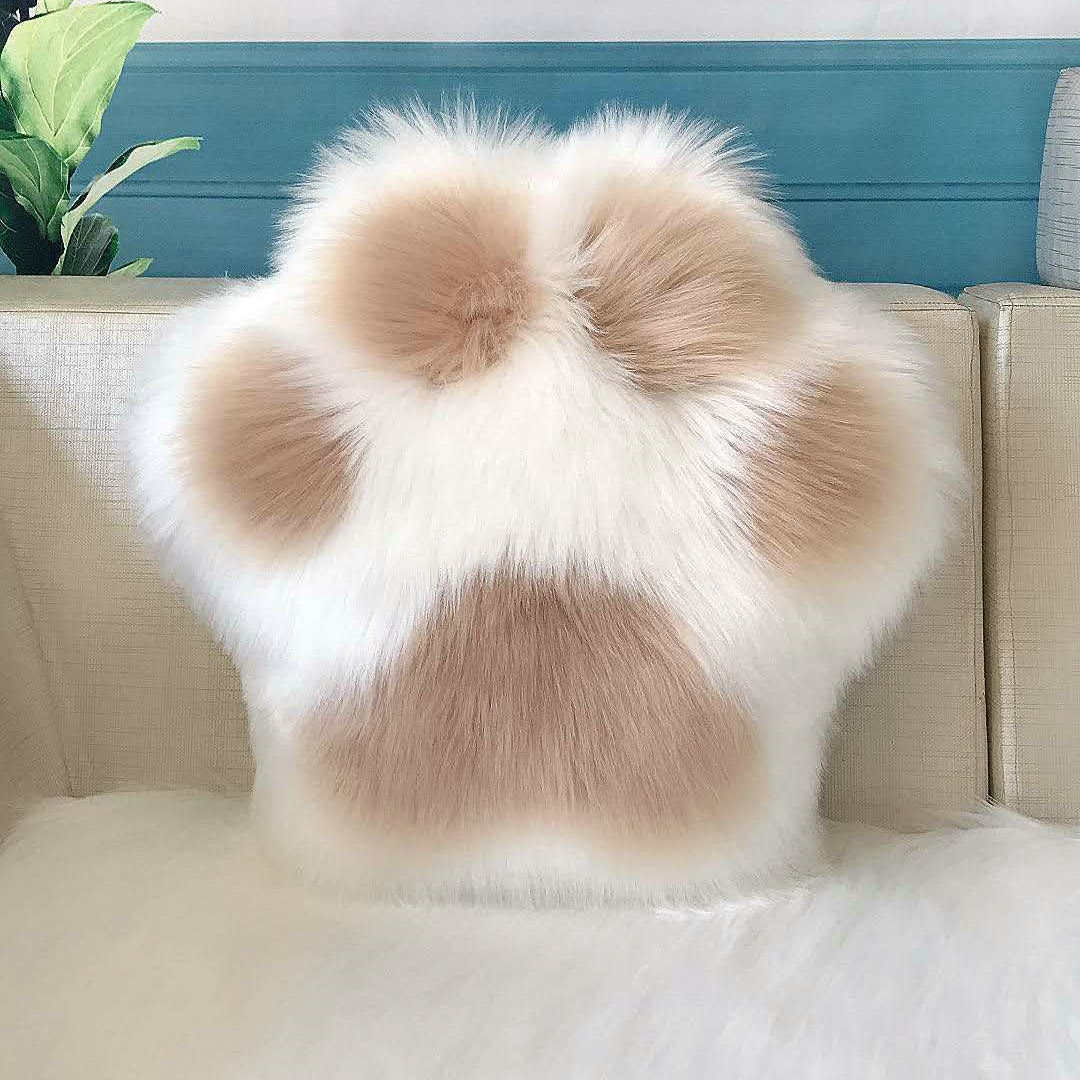 Cute Cat Paw Pillow Panda Paw Cushion Sofa Backrest