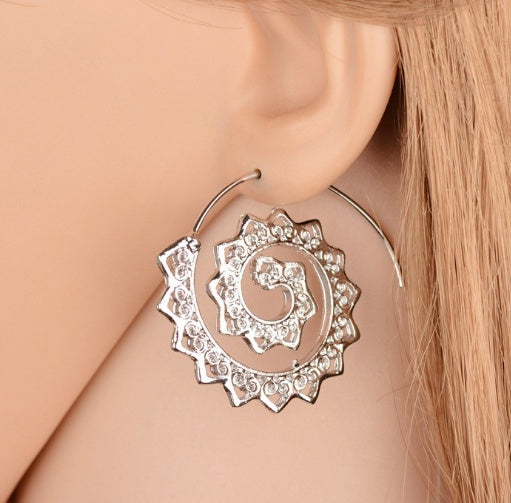 Spiral Hippie Earrings (2 Colors)