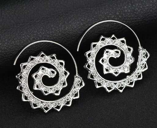 Spiral Hippie Earrings (2 Colors)