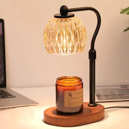 Fireless Aromatherapy Candle Warm Light Fragrance Melting Wax Light Timed Melting Candle  Bedhead Table