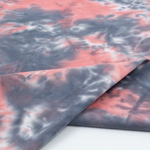 100% Cotton Fabric Denim By Meters for Clothes Coats Dresses Sewing Colourful Tie-dye Thickend Jeans Textile Smooth Soft Texture