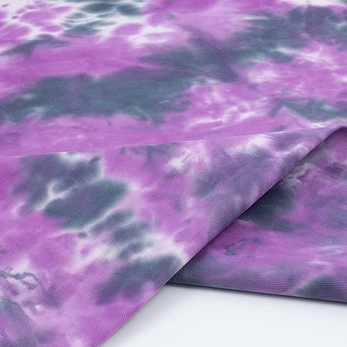 100% Cotton Fabric Denim By Meters for Clothes Coats Dresses Sewing Colourful Tie-dye Thickend Jeans Textile Smooth Soft Texture