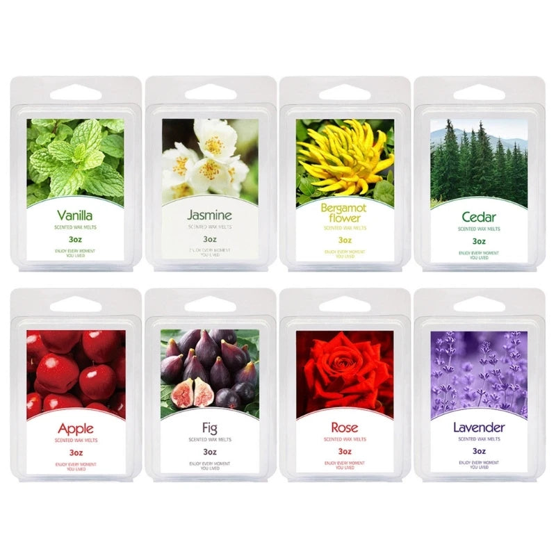 Wax Melts Wax Cubes Vibrant Scented Cubes for Creating Pleasant Environment Natural Strong Fragrances Wax Bar Melts