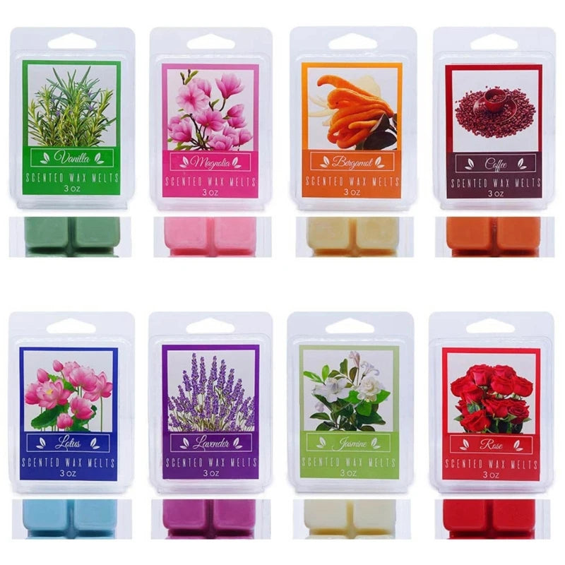 Wax Melts Wax Cubes Vibrant Scented Cubes for Creating Pleasant Environment Natural Strong Fragrances Wax Bar Melts