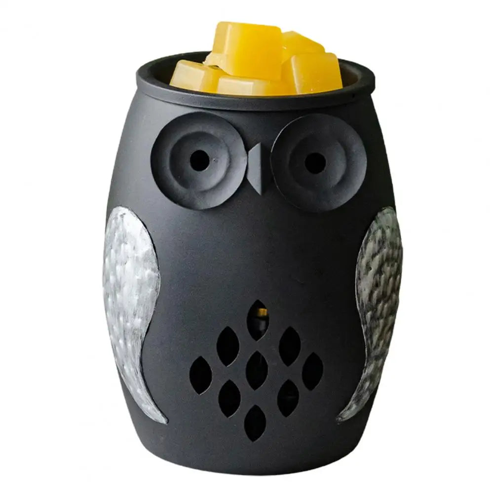 Owl Night Light Wax Melt Warmer US Plug Electric Scented Candle Melter Burner Bedroom Bedside Nursery Lamp Home Decoration